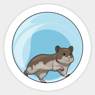 Hamster Hamster ball Sticker